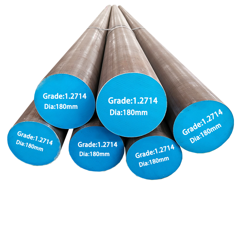 180mm diameter 1.2714 keluli palsu bar bulat bertanda gred dan dimensi